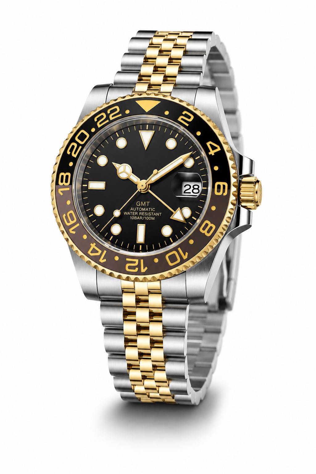 GMT Master II Two tone Gold Black David Chen iTrade