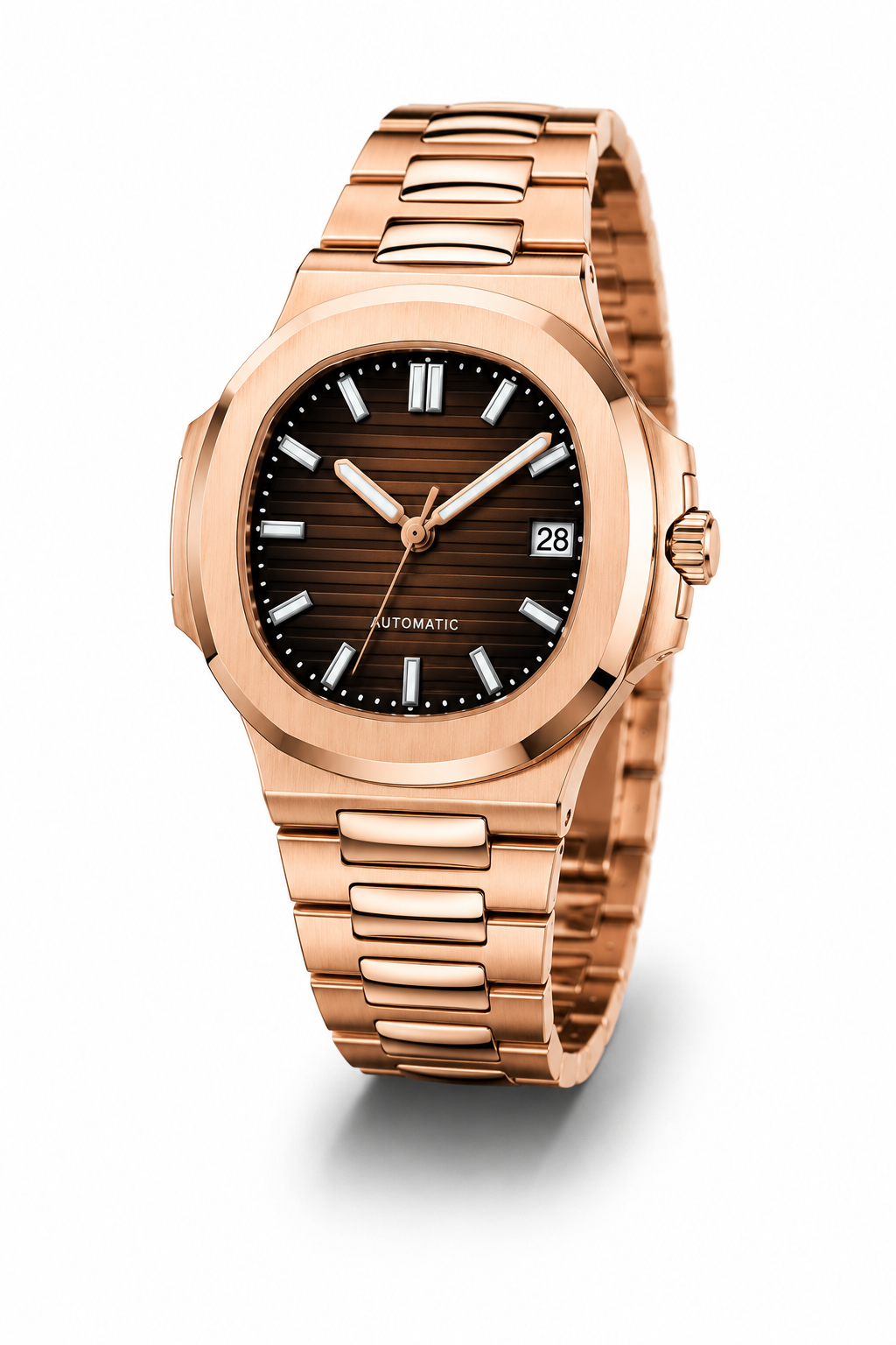 Nautilus Rose Gold Chocolat David Chen iTrade