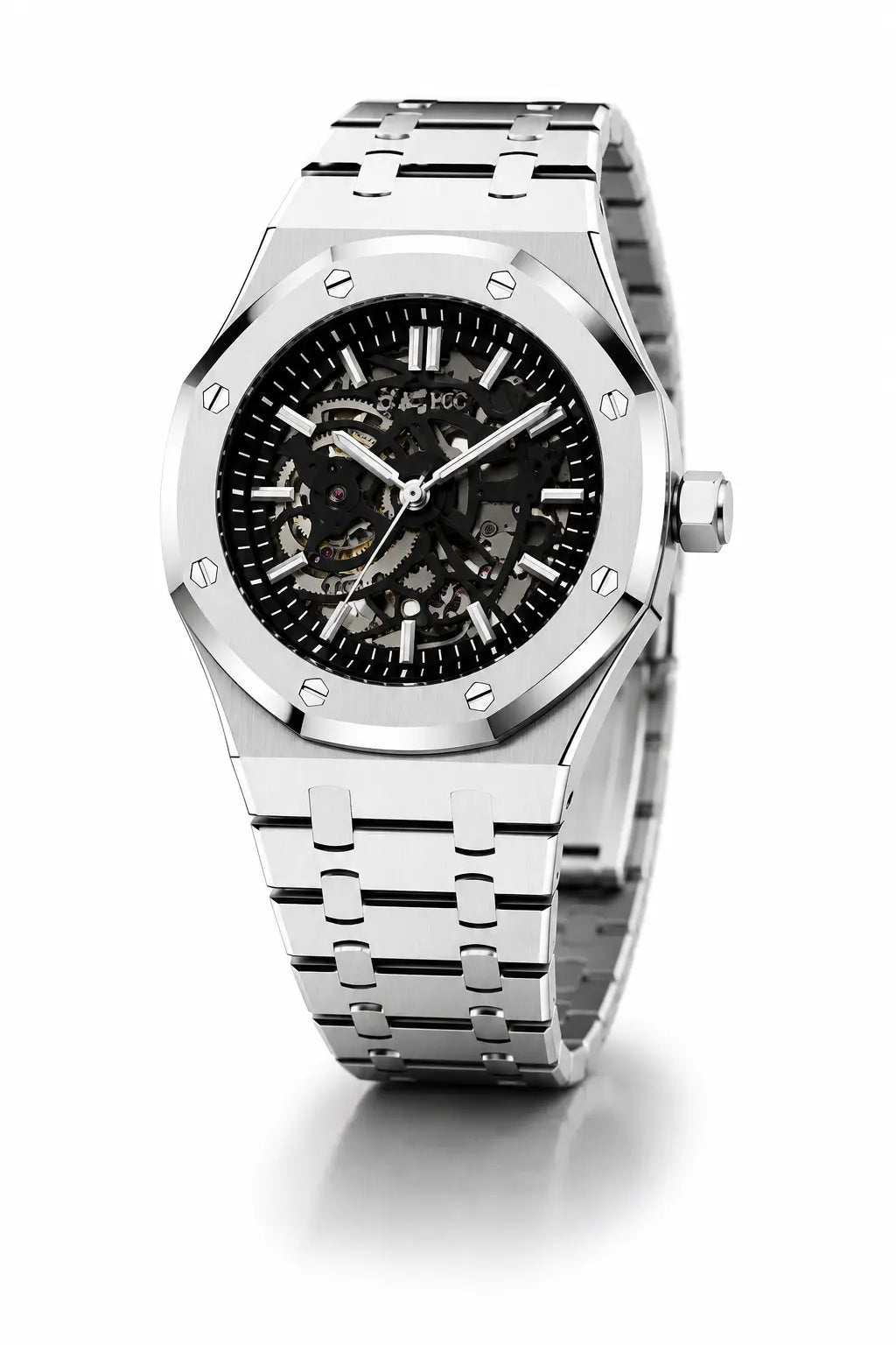 Royal Oak Skeleton Silver Black David Chen iTrade