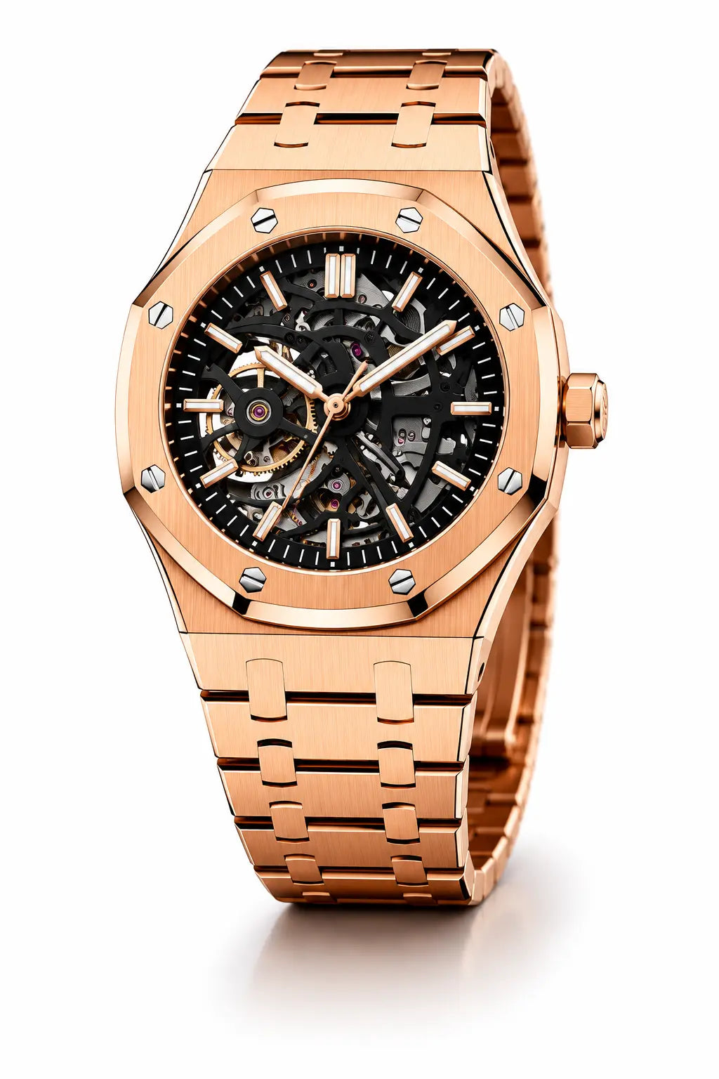 Royal Oak Skeleton Rose Gold David Chen iTrade
